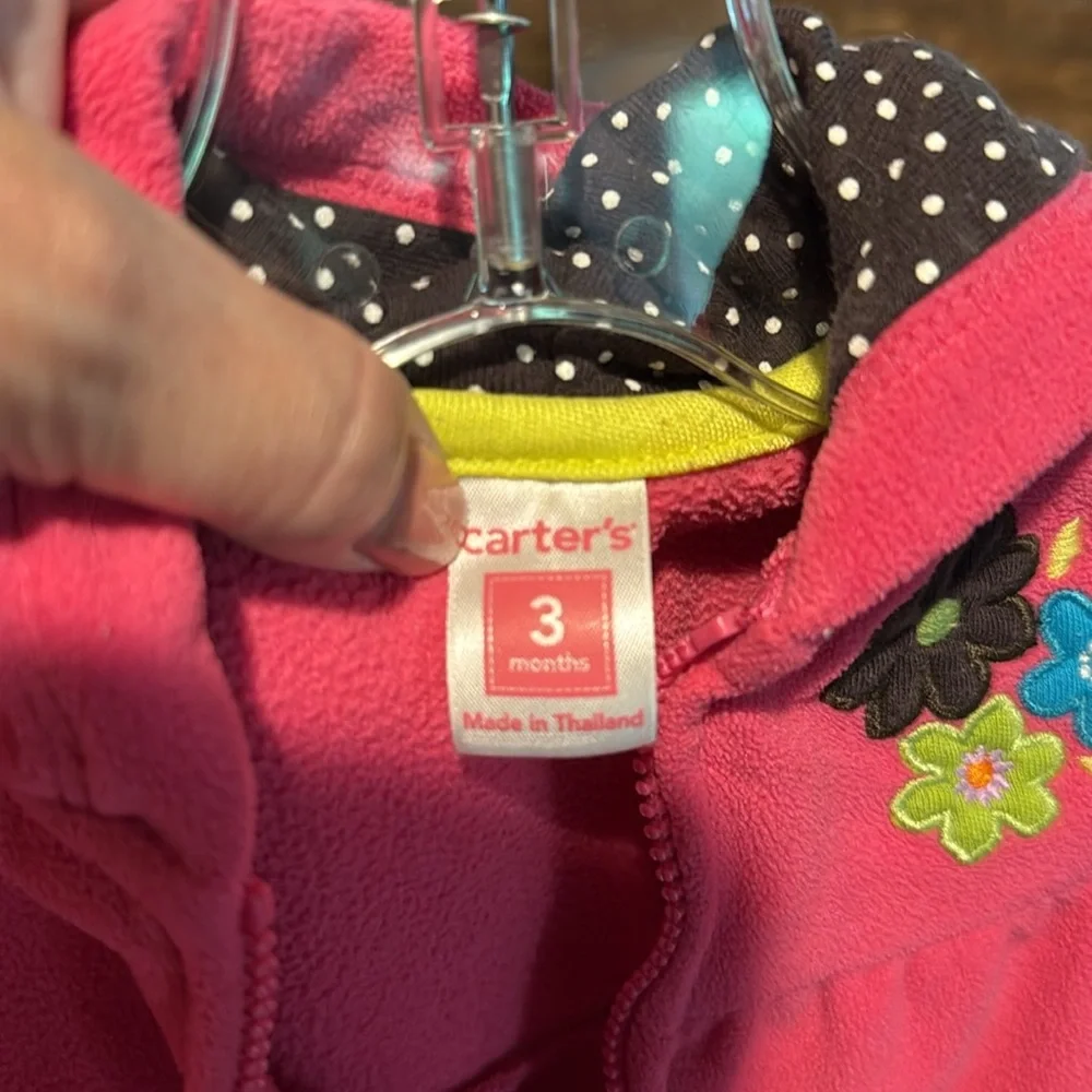 💚💰BOGO FREE Carter’s Baby Girl Hooded Fleece Jacket Coat